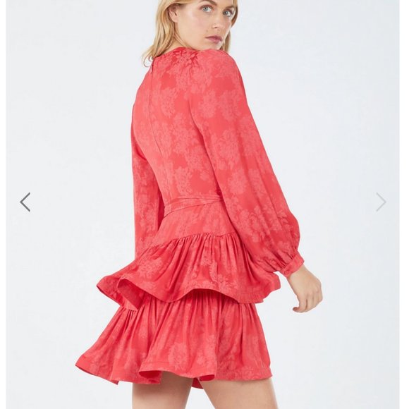 Rose Evening Mini Dress - Picture 2 of 5